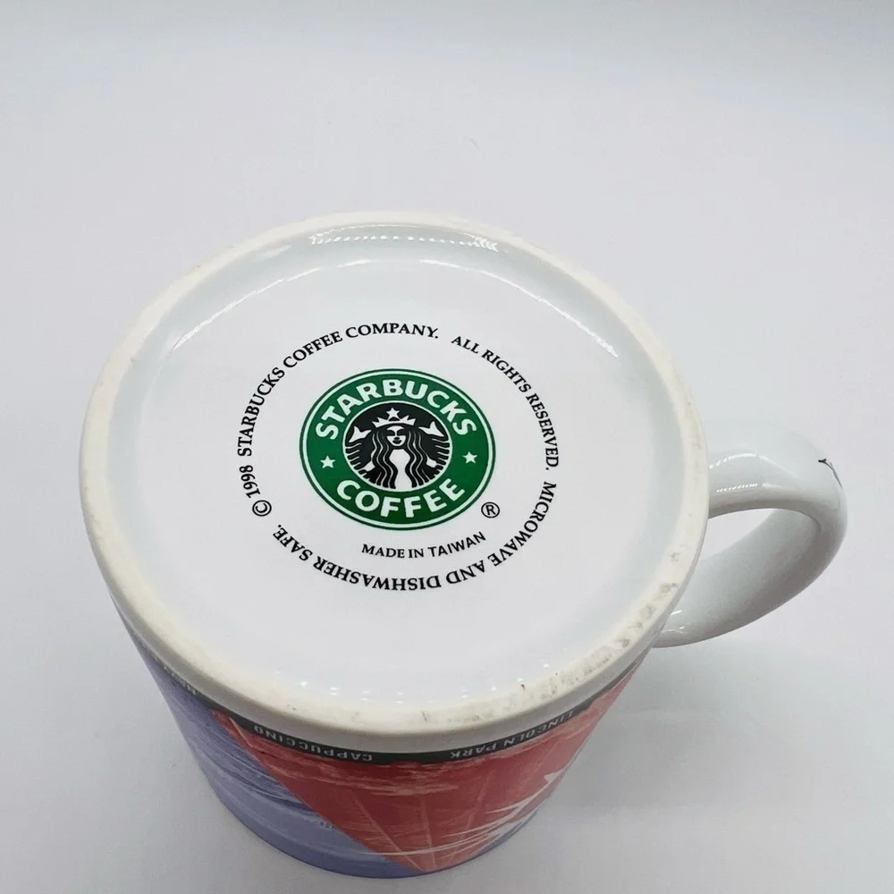 STARBUCKS VINTAGE 1998 CHICAGO OVERSIZED COFFEE MUG